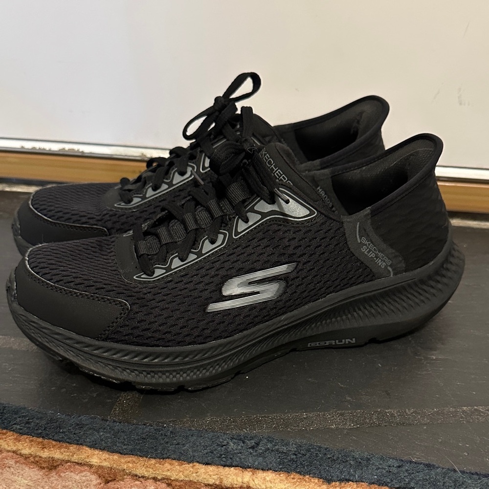 Skechers Black and Gray Men's Sneakers